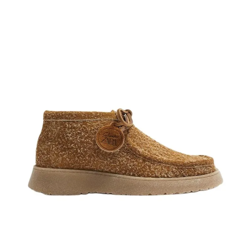 Clarks x ZARA Ankle Boots 4cm Men's Sandy Brown-1