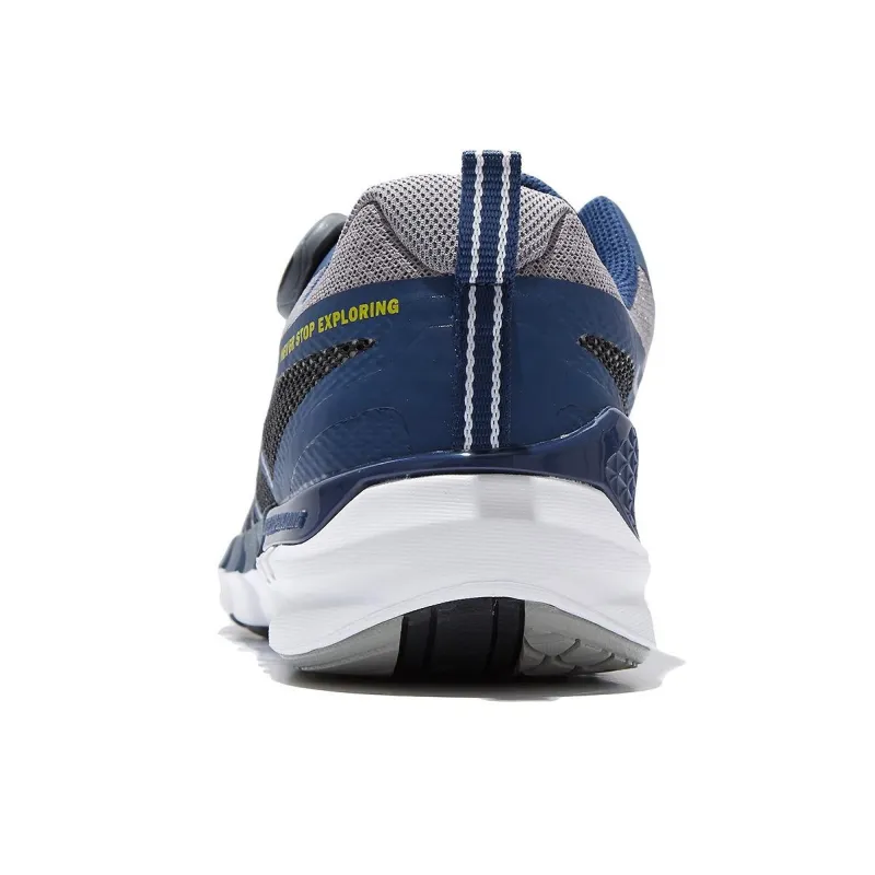 THE NORTH FACE Anti Slip Wear Resistant Low Top Hiking Shoes Men's Marine Blue-3