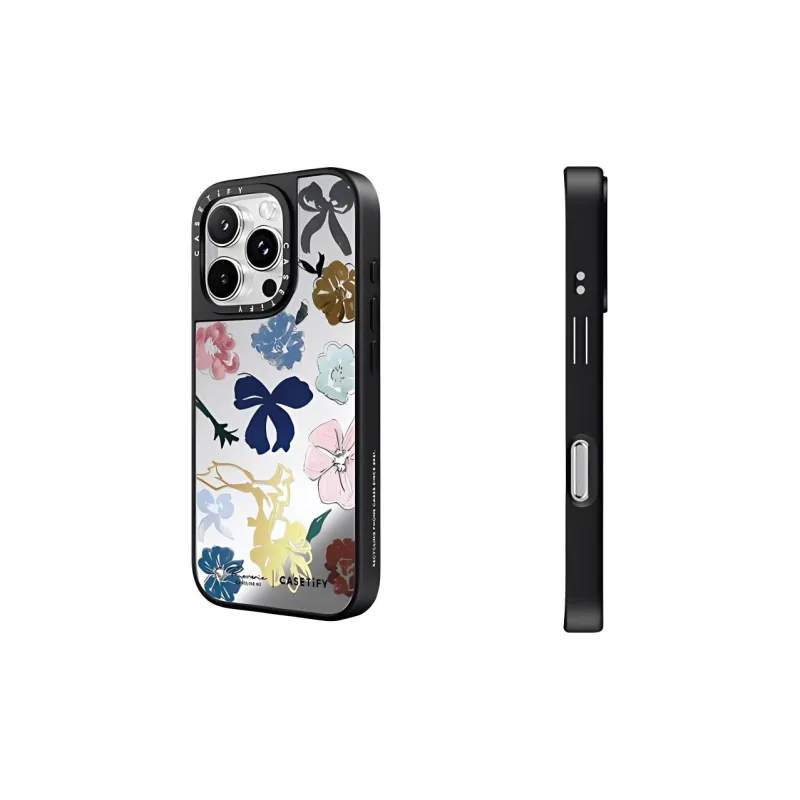 CASETIFY TPU Material Bow Flowers Phone Cases Compatible With IPhone 16 Pro Max/16 Pro/15 Pro Max Trendy-2