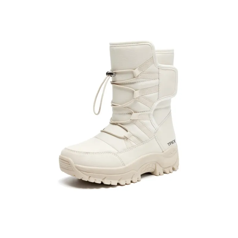 TFKY Warm Slip-Resistant Knee-High Snow Boots Men's-5