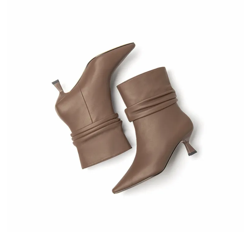 AITA Ankle Boots Women's Khaki/Black-3