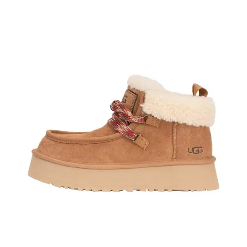 UGG Warm And Wear Resistant Short Snow Boots Women's Chestnut
