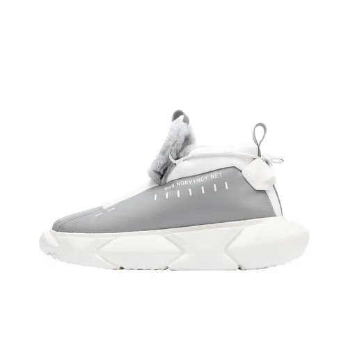 NORVINCY Snow Boots Unisex Bright Gray