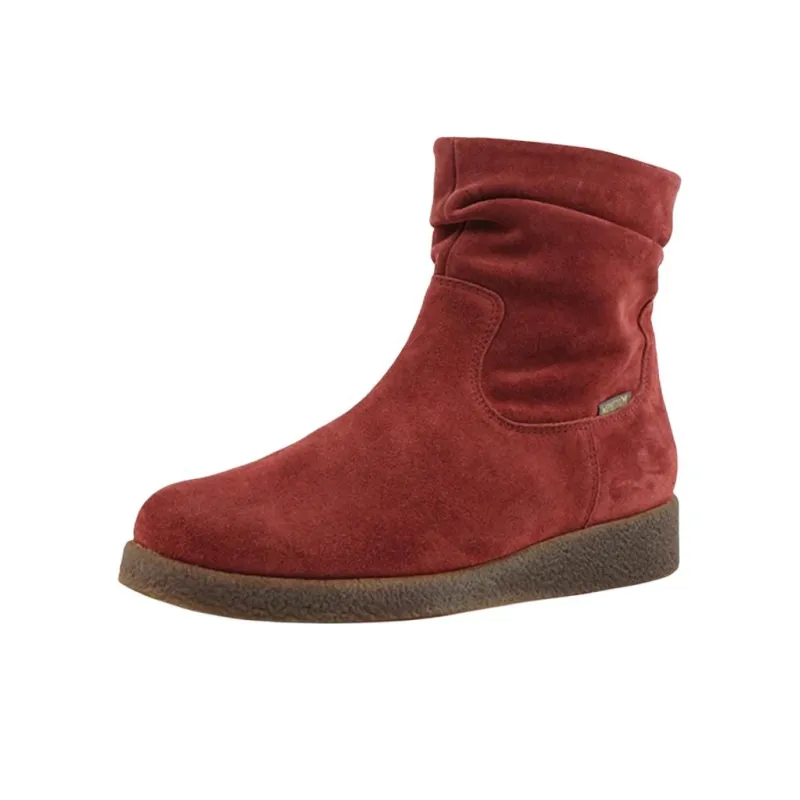 MEPHISTO Ankle Boots Women's Black/Smoky/Deep Red-8