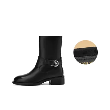 Rosa Bianca Ankle Boots 4cm Women's Black