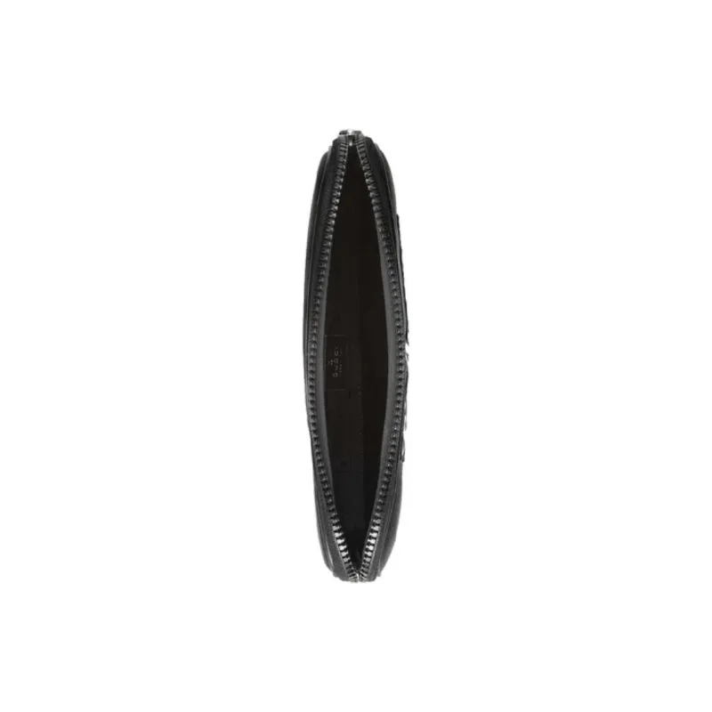 GUCCI Canvas Clutch Laptop Bag Women's Black-3