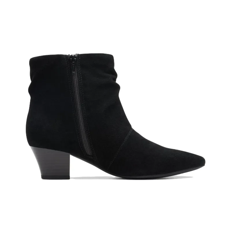 Clarks Teresa Skip Ankle Boots 5cm Women's Black-1