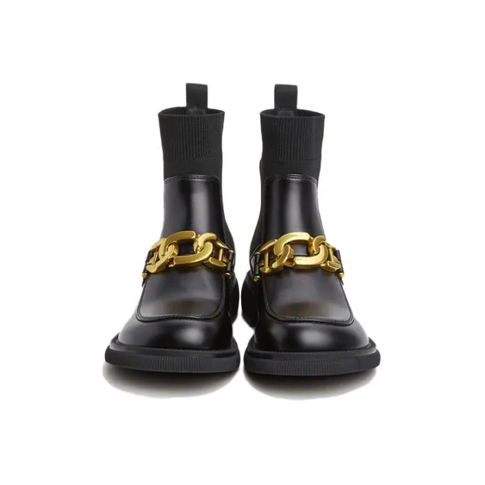 URBAN REVIVO Ankle Boots Women's Jet Black-3