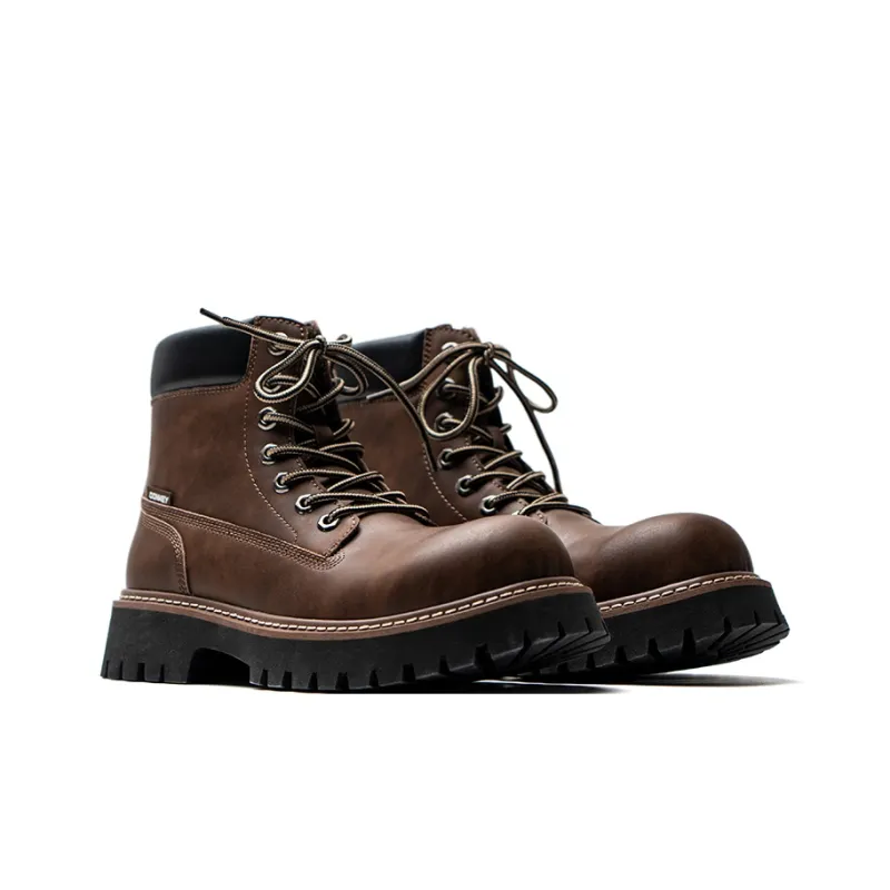 Mule Donkey Martin Boot Unisex Brown-2