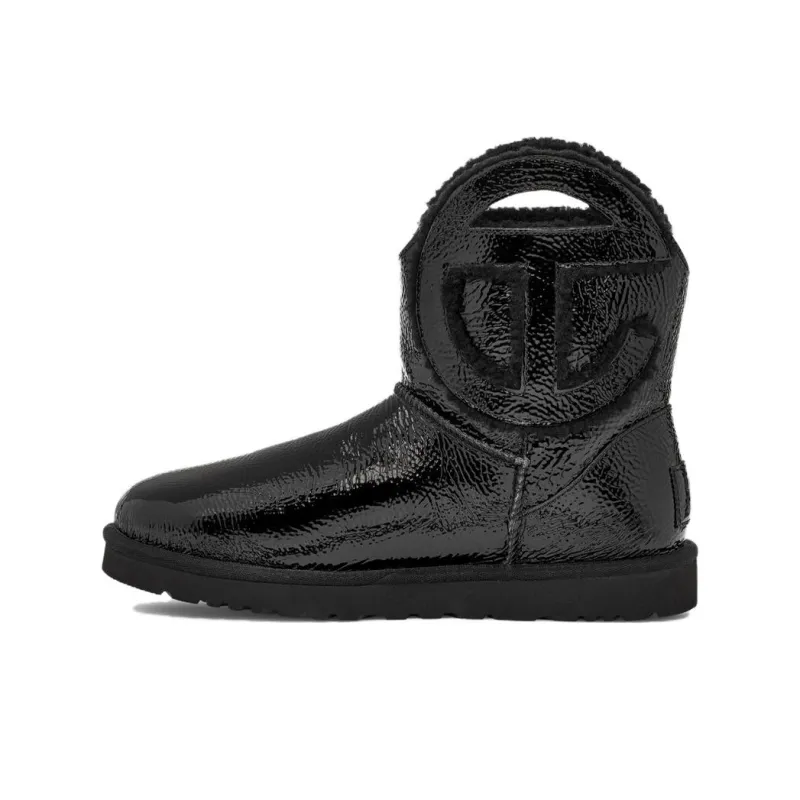 UGG X Telfar Logo Mini Crinkle Black-0