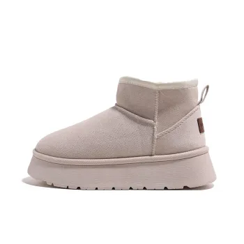 HUANQIU Thermal Abrasion Resistant Slip Resistant 9cm Snow Boots Women's