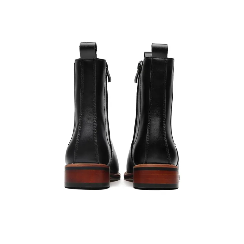 Aquarius Crew Chelsea Boots Men's Black-2