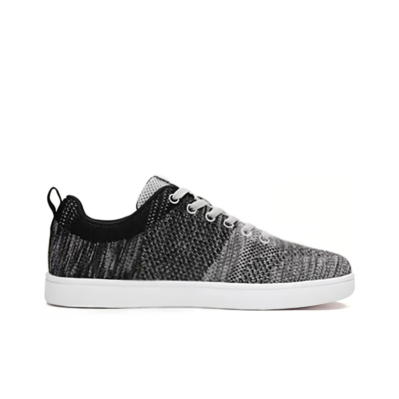 XTEP Durable Breathable Low-Top Skateboard Shoes Men's Black Gray-1