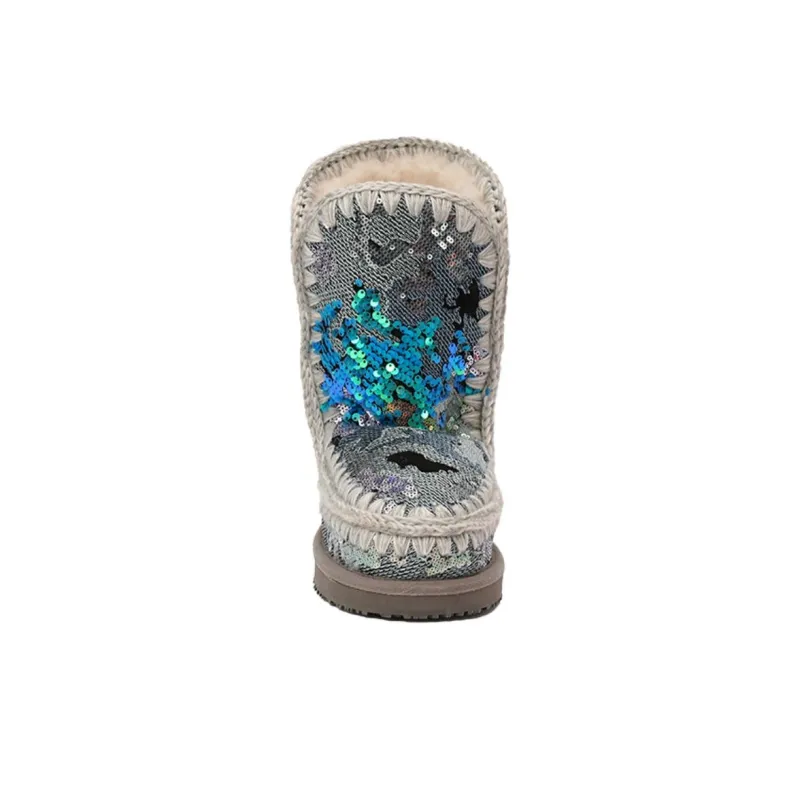 K.D.KENAZ Snow Boots Women's Royal Blue-5