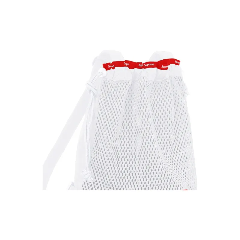 Supreme Nylon Backpack Trumpets Unisex White-5