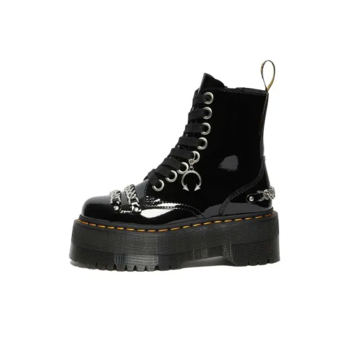 Dr.Martens Jadon Ma Short Mid-Calf Martin Boot Women's Black