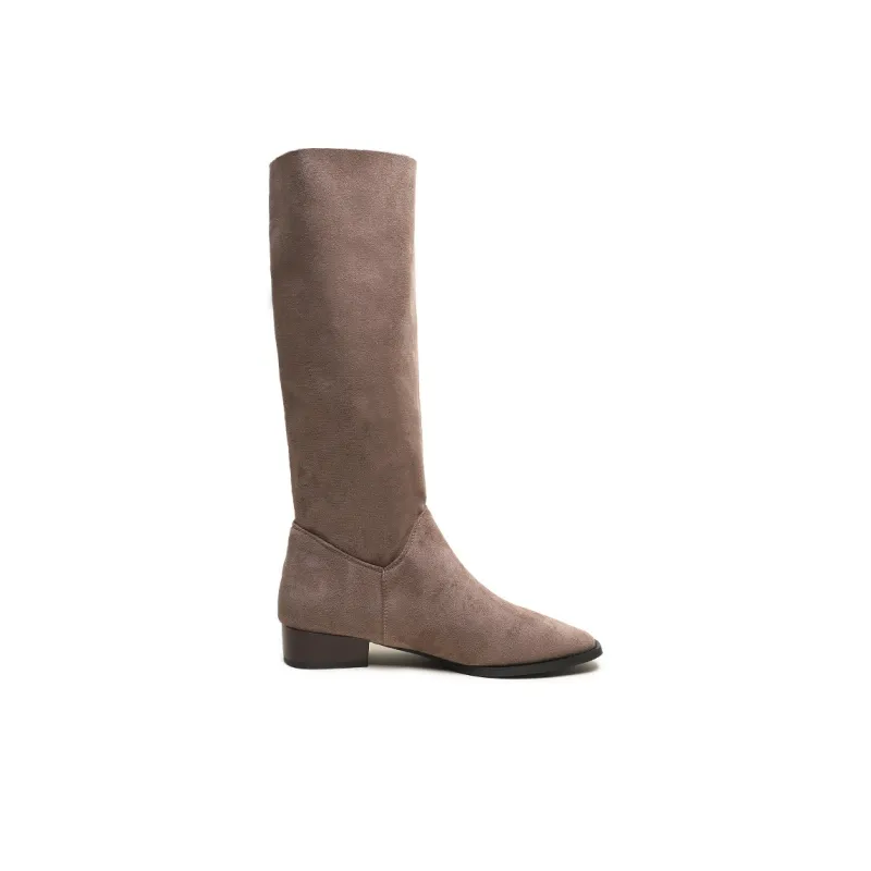 Mulinsen Knee-high Boots 3cm Women's-1