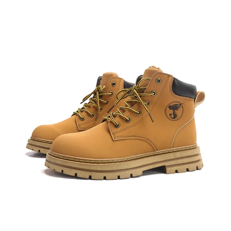 Jifffly Crew Martin Boot Unisex Camel-2