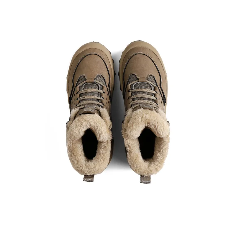 BECK Snow Boots Men Gray/Khaki-10
