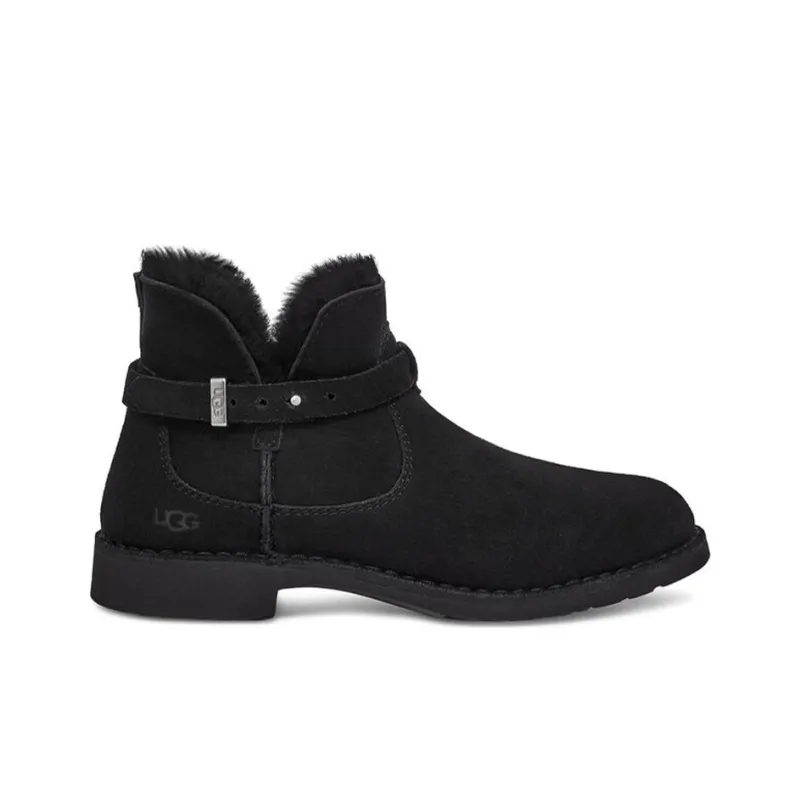 UGG Elisa Fleece Lined Snow Boots Black Women's-1