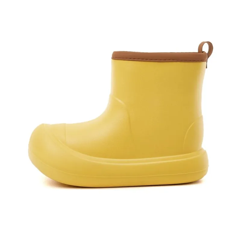 AGSDON Rain Boots Women's Gold/Light Yellow-6