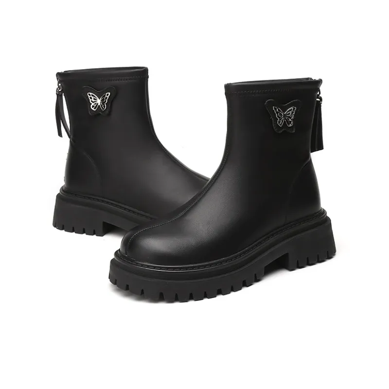 DAPHNE Ankle Boots Women's Black/Yellow-3