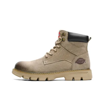 Dickies Warm Wear Resistant Slip Resistant Short Outdoor Boots Men's Camel