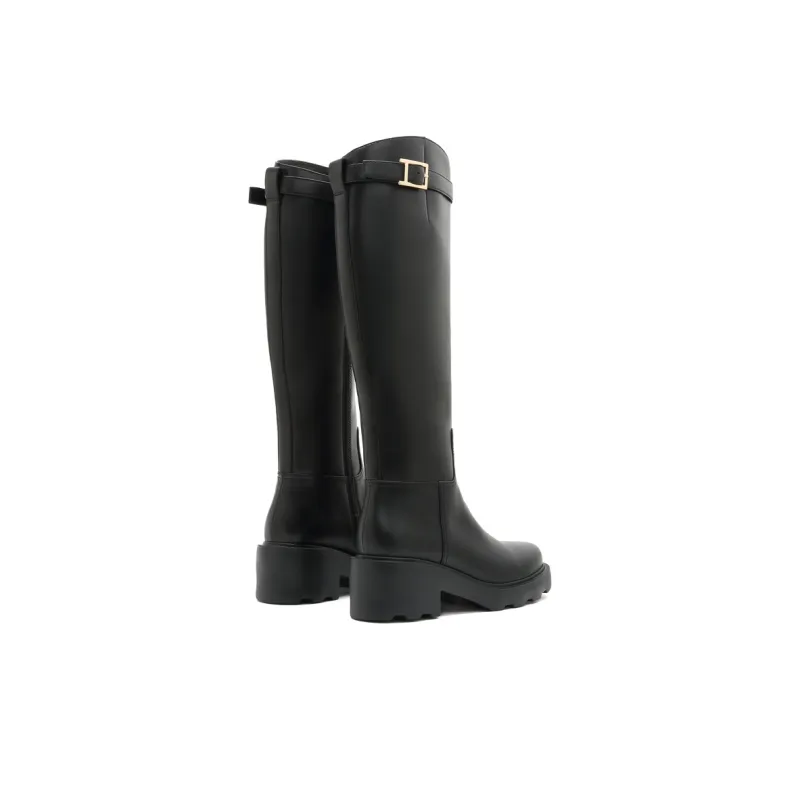 Staccato Knee high Boots 5.5cm Women's Black-10