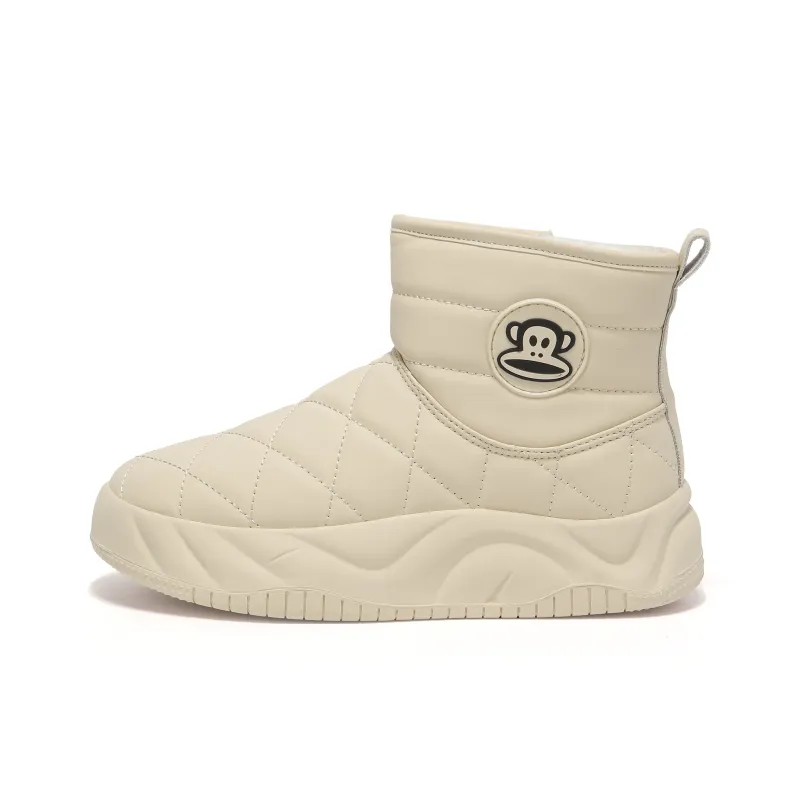 PAUL FRANK Thermal Abrasion Resistant Coverage Short Snow Boots Unisex-5