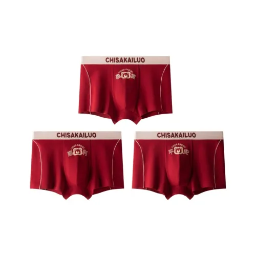 Qiao Ni Tong Underpants Men's 3 Pack