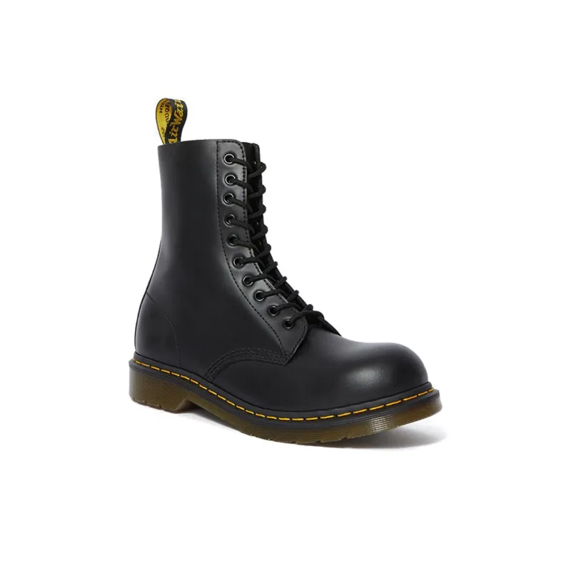 Dr.Martens 1919 Leather Med Calf Boots Black-2