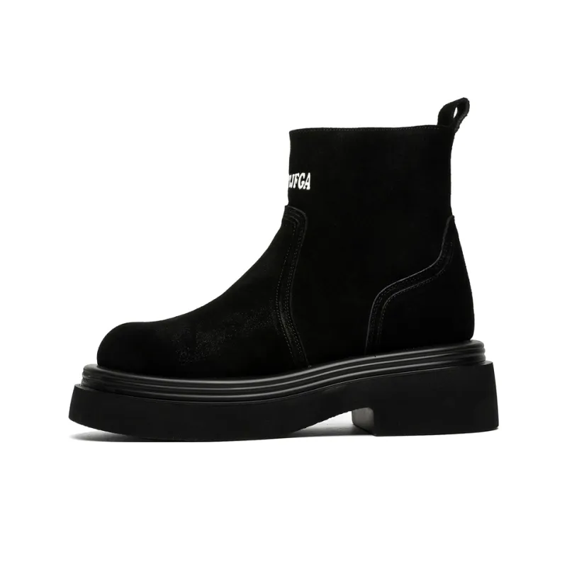 Chi Wolf Ankle Boots Men Yellow/Black-7