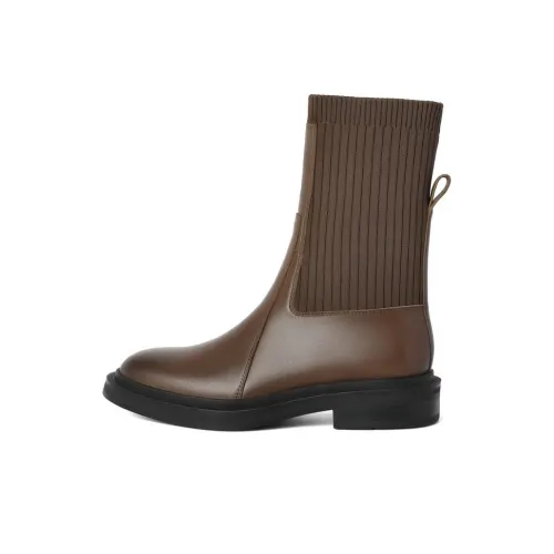 BELLE Sock Boots Ankle Boots 3cm Women's