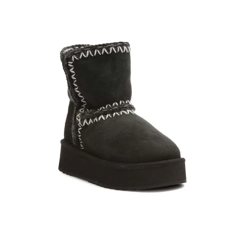 MOU Short Snow Boots Women's Black-2