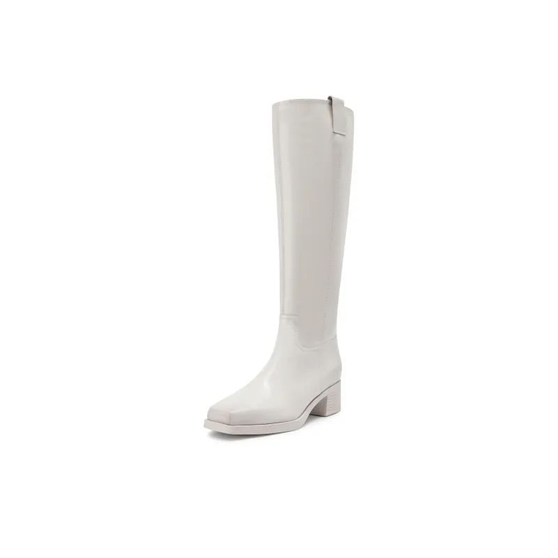 Staccato Wandering Polka Knee high Boots 4.5cm Women's-17