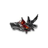 Dark Black Crow Ring
