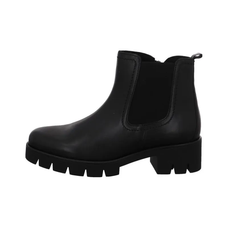 Gabor Short Chelsea Boots Women's Black-0