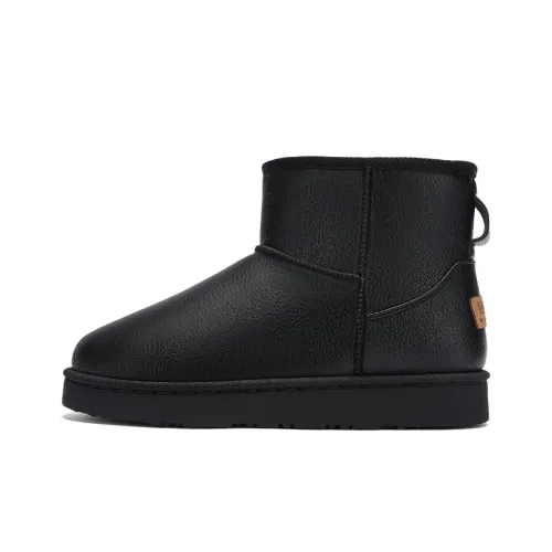 Warrior Short Snow Boots Men's Black