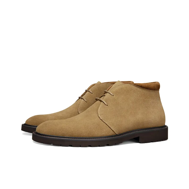 THOM WILLS Ankle Boots Men's Dark Coffee-8