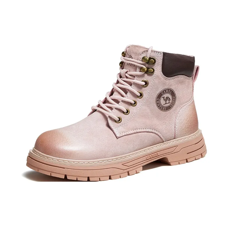 CAMEL Yellow Boots Abrasion Resistant Cushioning Outdoor Boots 4cm Women's-14