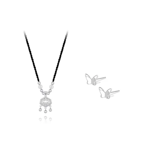 BLANK IN BLANK Sterling Silver Necklaces Women's Bestie Girlfriend And Mom Birthday Gift Girl