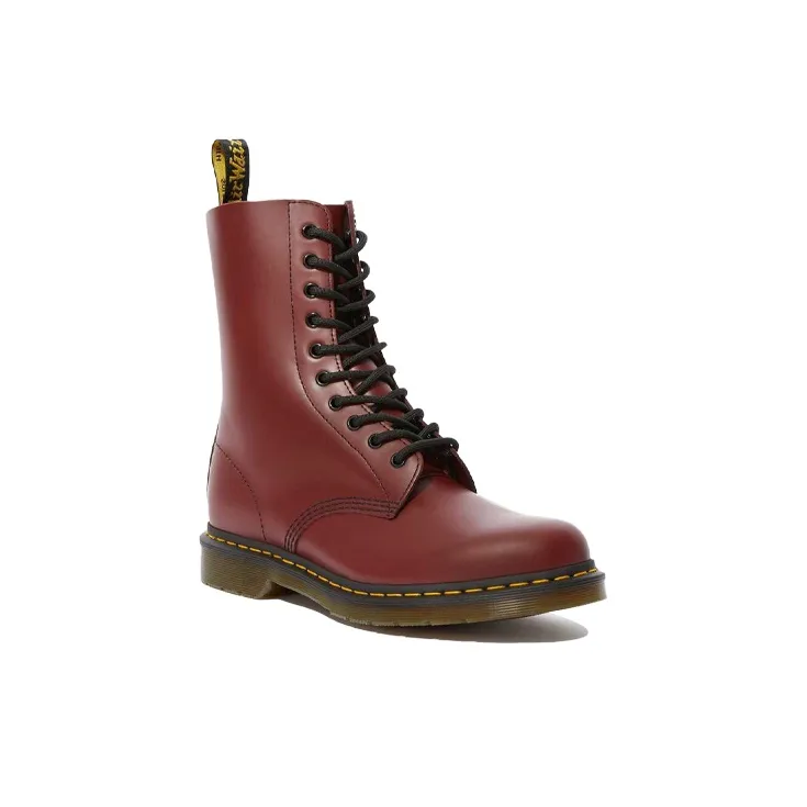 Dr. Martens 1490 Mid Calf Boot Cherry Red-2