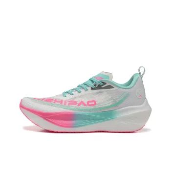 LIZHIPAO Cushioning Rebound Wear Resistant Breathable Slip Resistant Low Top Running Shoes Unisex Green Pink