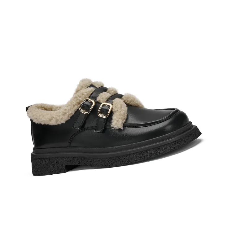 GEMEIQ Snow Boots Women's Black/Brown-1