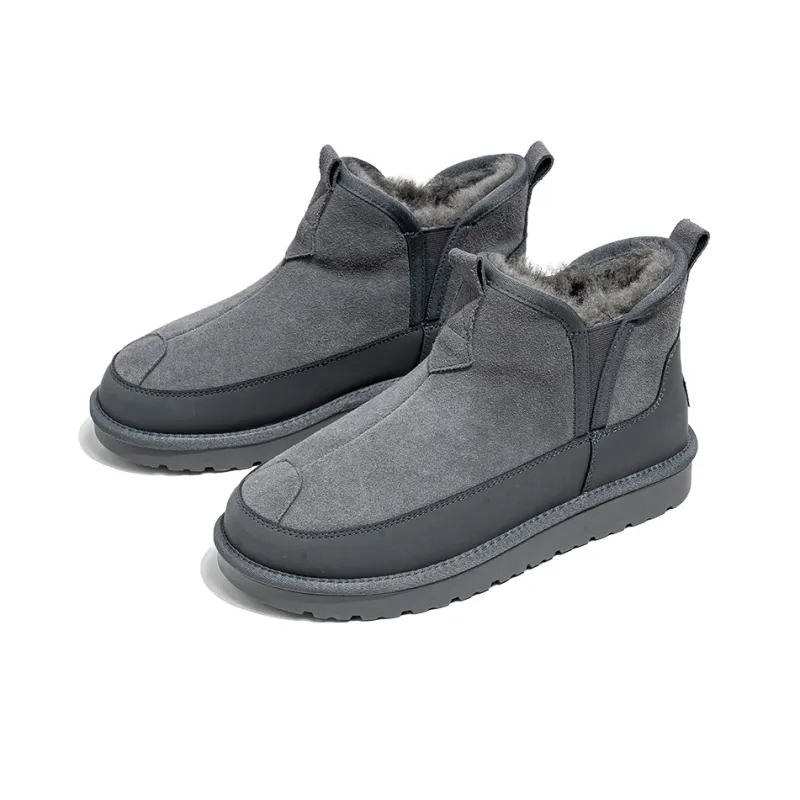 JIETEGONGYANG Thermal Slip Resistant Short Snow Boots Men's-9