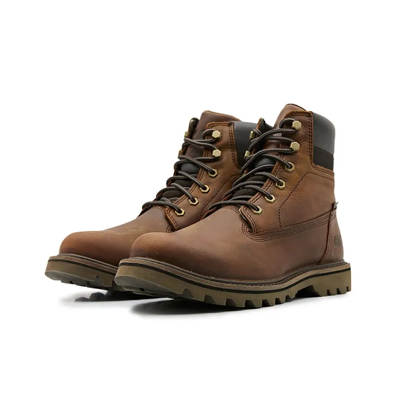 CAT Outdoor Boots Men Dark Brown-1