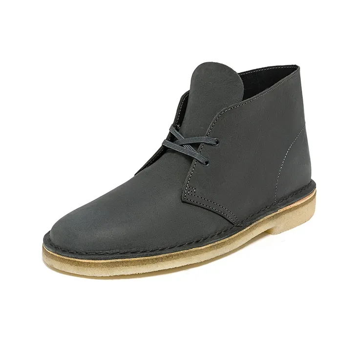 Clarks Martin Boots Men Dark Gray-1