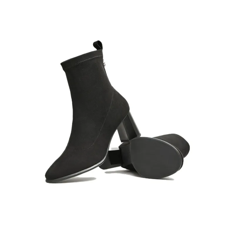 TATA Ankle Boots Women's Black/Brown-5