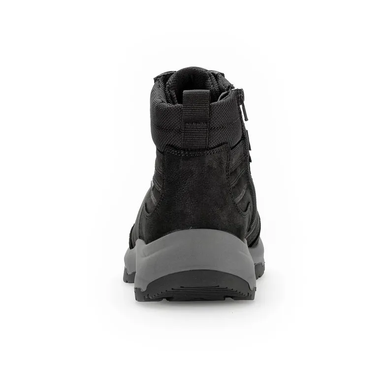 Gabor Pius Wear-Resistant Slip-Resistant Short Outdoor Boots 4cm Men's Black-3
