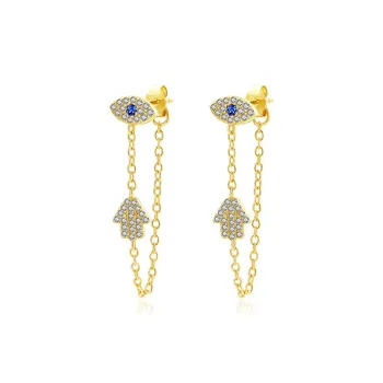 MONI JEWELLERY S925 Silver Earrings Women's